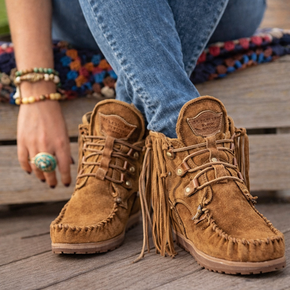 Ghete cu franjuri Cristina - Stil boem Pinterest