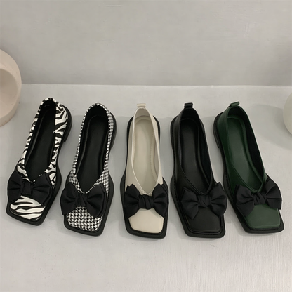 Balerini Cristina cu papion - Inspirație pentru vârful pătrat