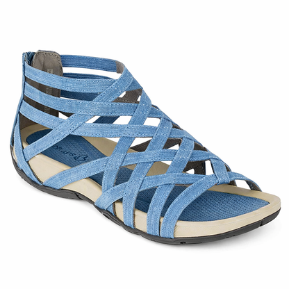 Sandale romane Cristina - pantofi cu platformă ajurata în stil Pinterest