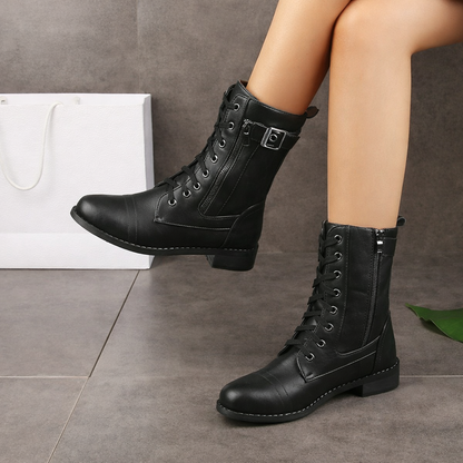 Ghete Cristina Martin - Toc jos, fermoar lateral, confort