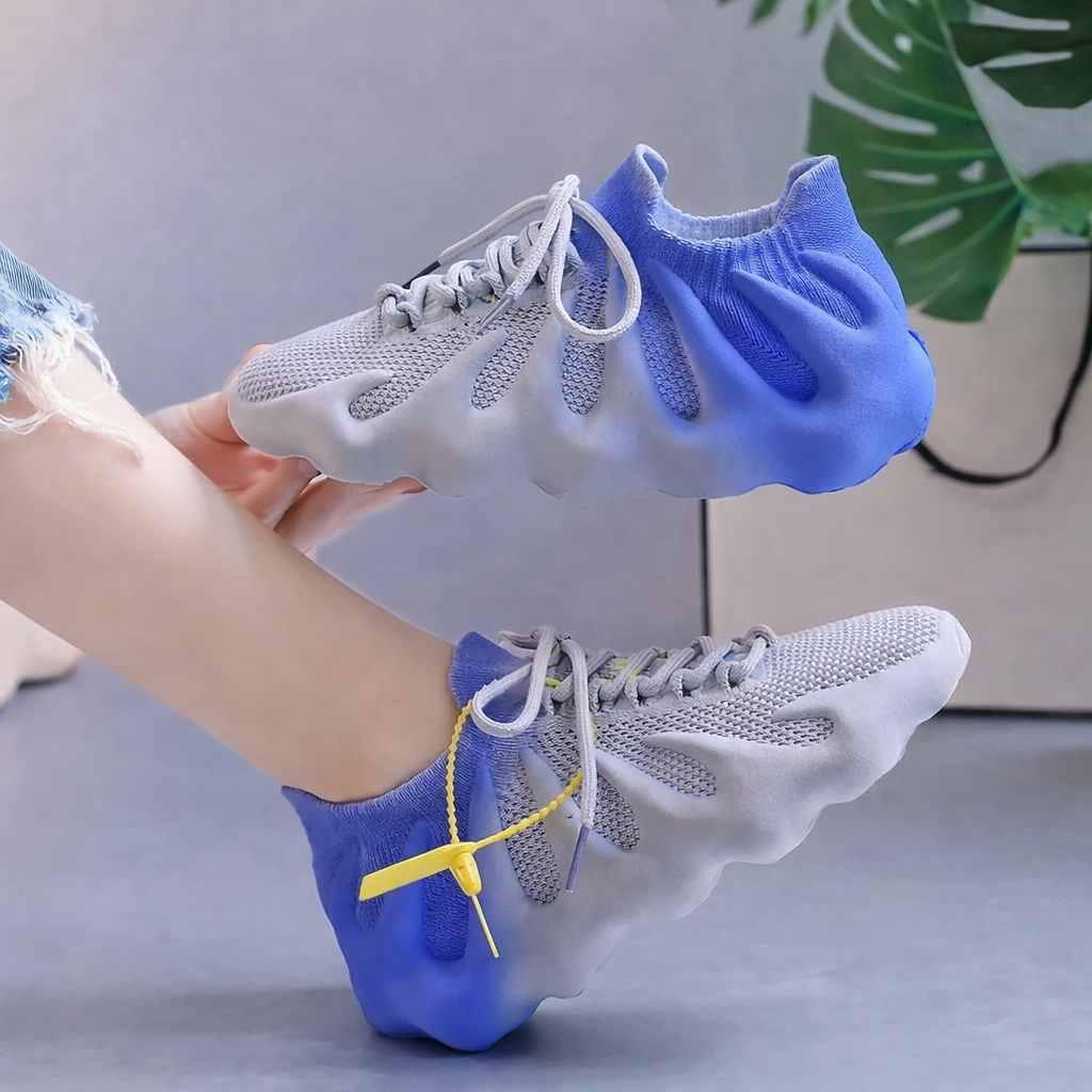 Teniși Cristina din plasă - Confortabili și respirabili datorită șireturilor