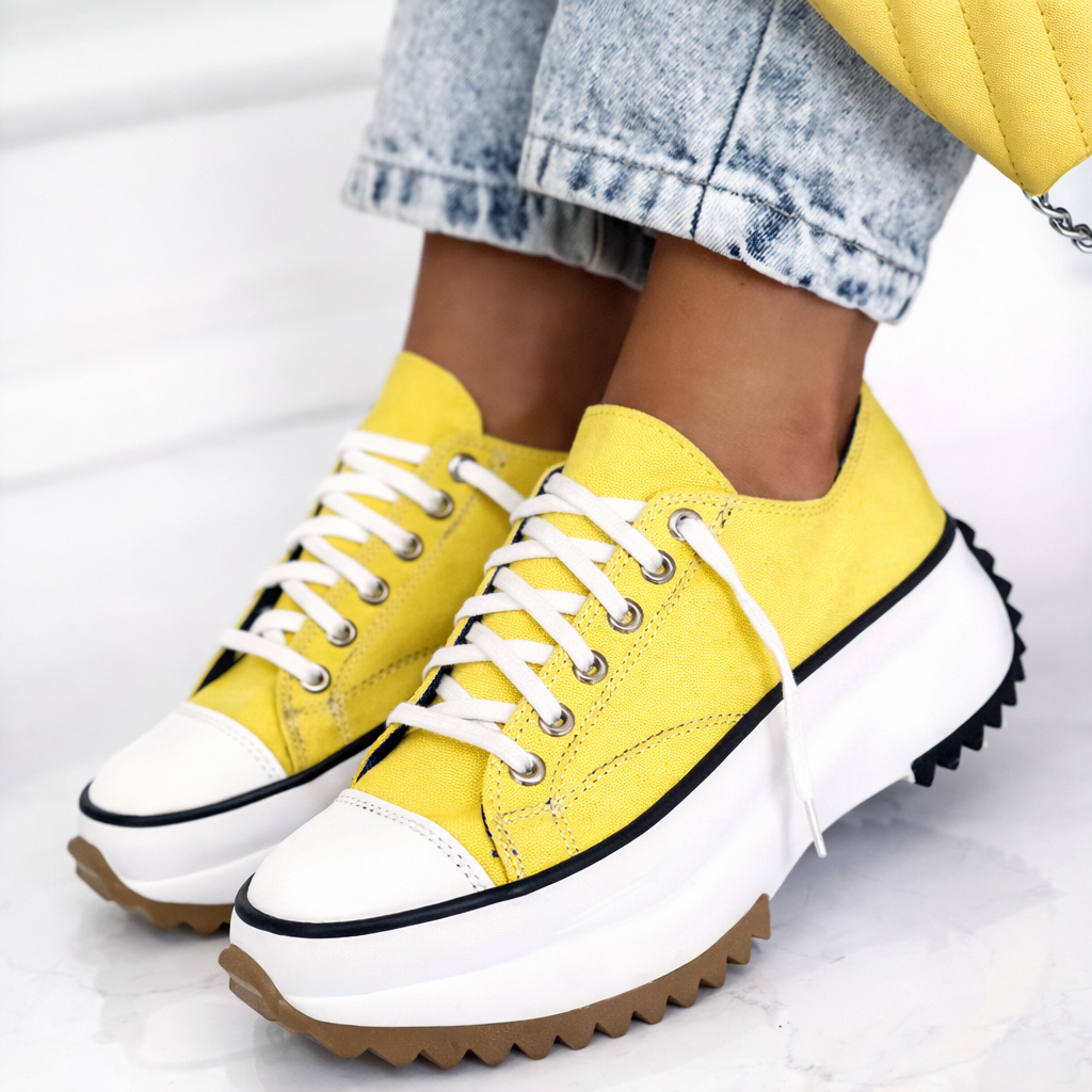 Teniși cu platformă Cristina - Stil îndrăzneț pe Pinterest