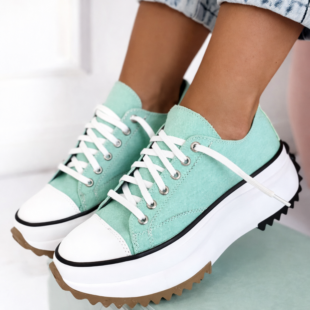 Teniși cu platformă Cristina - Stil îndrăzneț pe Pinterest