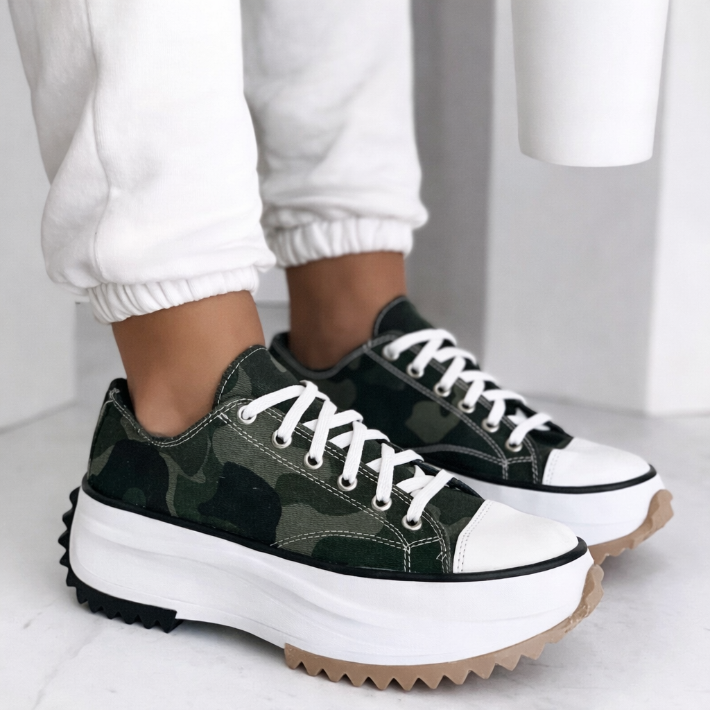 Teniși cu platformă Cristina - Stil îndrăzneț pe Pinterest