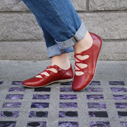 Balerini Cristina cu barete încrucișate - Pantofi eleganți și confortabili