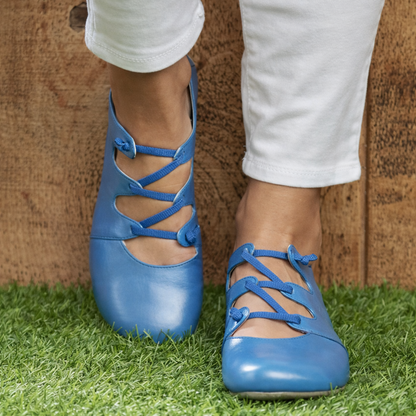 Balerini Cristina cu barete încrucișate - Pantofi eleganți și confortabili