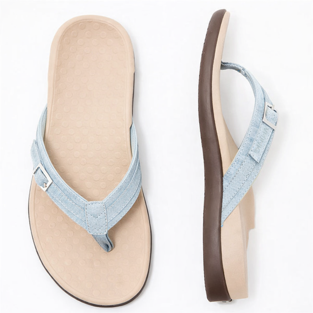 Sandale plate Cristina - Model confortabil din piele întoarsă