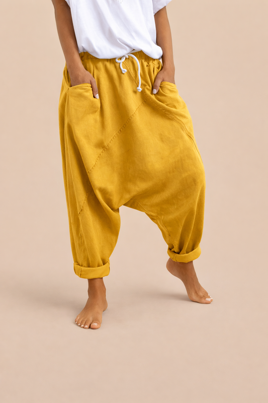 Pantaloni harem Cristina - Stil urban confortabil din bumbac