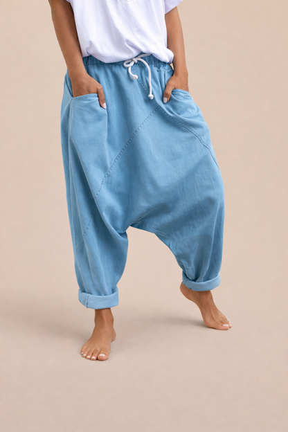 Pantaloni harem Cristina - Stil urban confortabil din bumbac