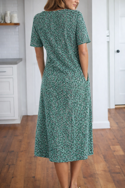 Rochie midi cu imprimeu floral de Cristina Gore