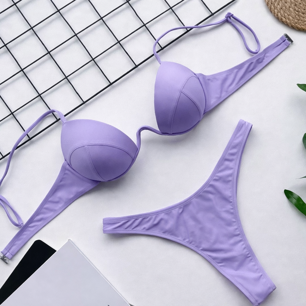 Costum de baie vibrant Cristina Gore Perfect-Fit Bikini