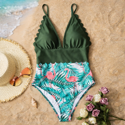 Costume de baie tropicale mărime mare de Cristina Gore