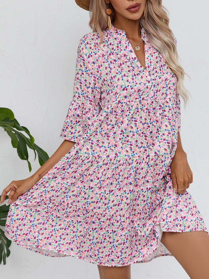 Rochie de vară cu decolteu în V, în stil boho, de Cristina Gore