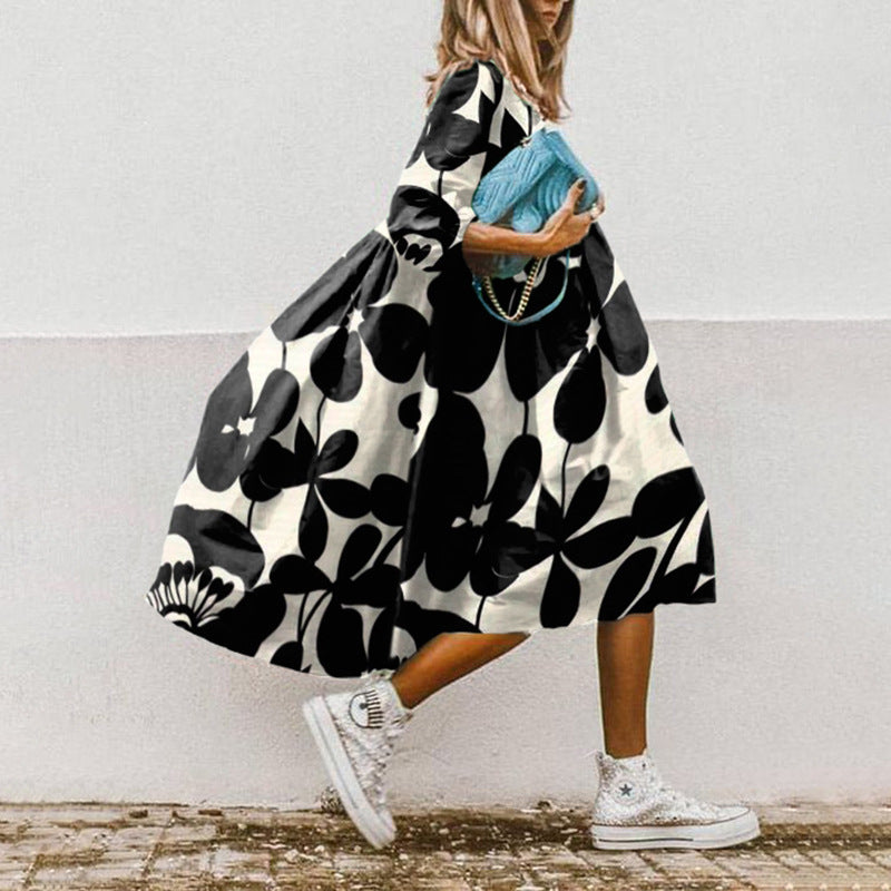 Rochie Cristina Sweet - Inspirație florală de vară, croială lejeră