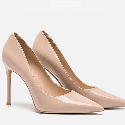 Elegant Cristina Gore Leather Stiletto Heels