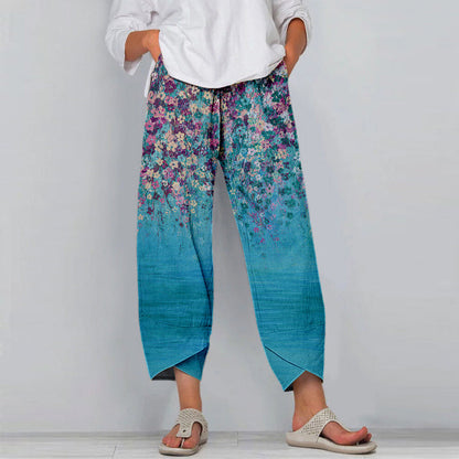 Pantaloni casual florali inspirați de Pinterest de Cristina Gore