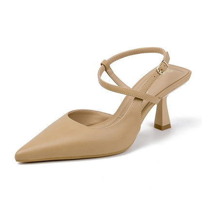 Sandale elegante cu toc înalt și vârf ascuțit de la Cristina Gore