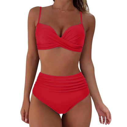 Set bikini push-up Cristina - Inspirație pentru talie înaltă