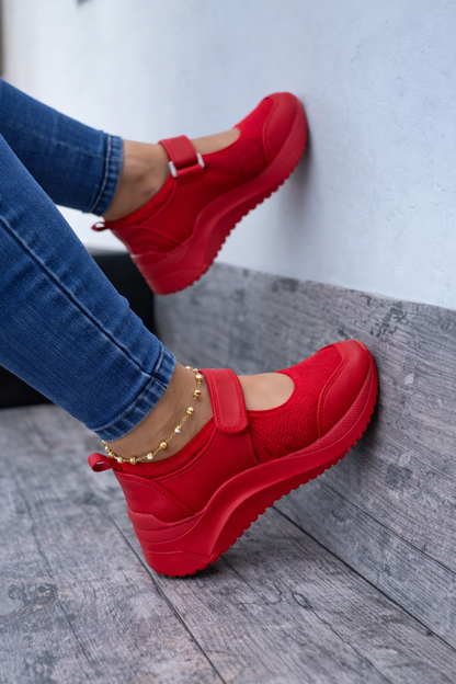 Teniși Cristina din plasă - Mocasini confortabili și respirabili