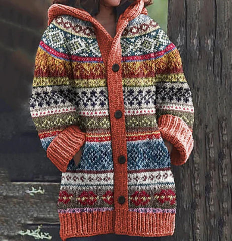 Pelerină Cristina cu imprimeu de pisici - Stil confortabil pentru sărbători