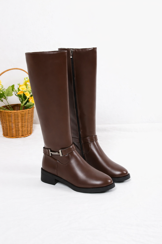 Cizme până la genunchi Cristina - Căptușeală moale, impermeabilă