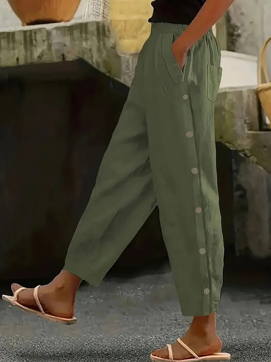 Pantaloni versatili crop de Cristina Gore