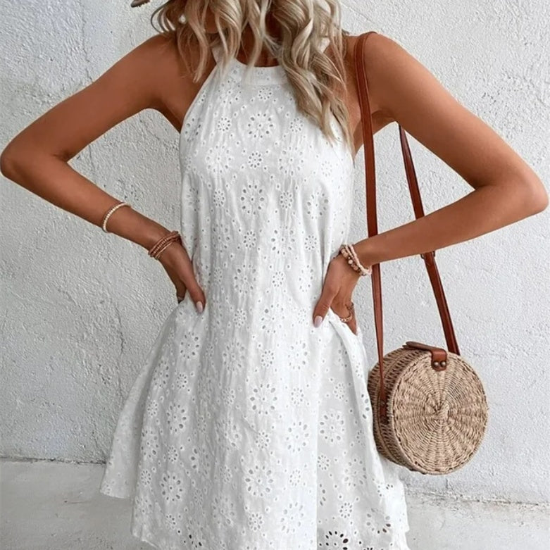 Chic Lace Sleeveless Dress Cristina Gore