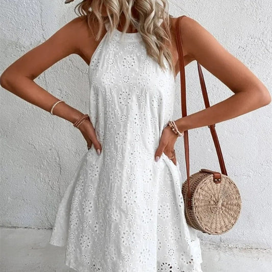 Chic Lace Sleeveless Dress Cristina Gore