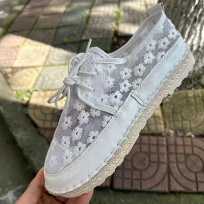 Pantofi cu șireturi Cristina - Design din plasă respirabilă