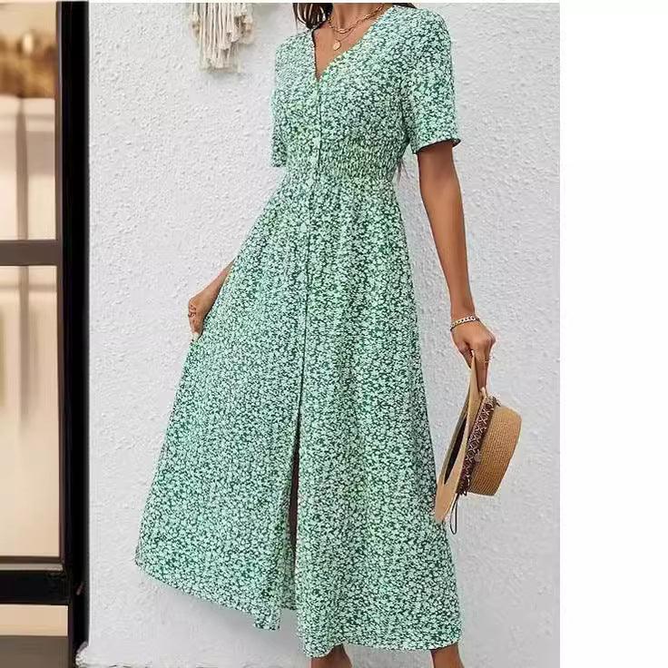 Rochie elegantă cu decolteu în V, de Cristina Gore