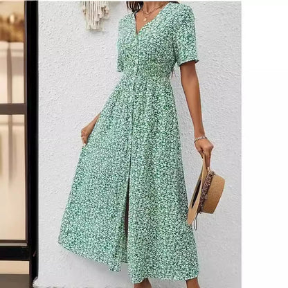 Rochie elegantă cu decolteu în V, de Cristina Gore