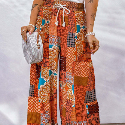 Boho Floral Cristina Gore Wide Leg Pants