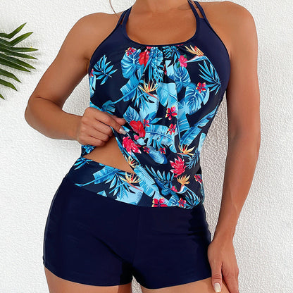 Floral High Waist Bikini Set by Cristina Gore