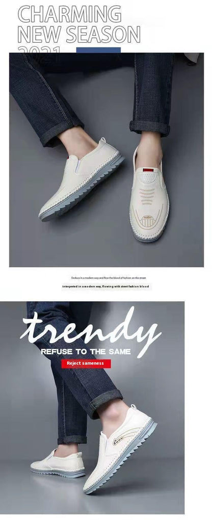 Pantofi din piele pentru bărbați Cristina - Confort moale și respirabil