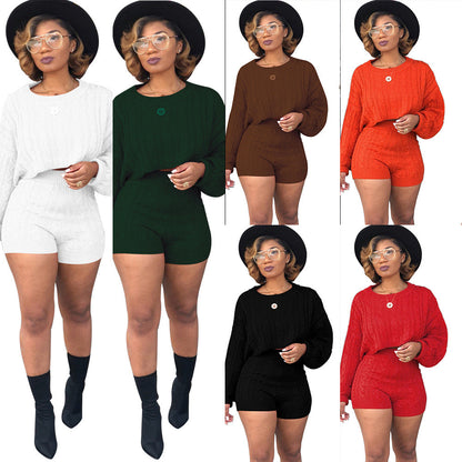 Set tricotat din două piese Cristina - Inspirație de stil street