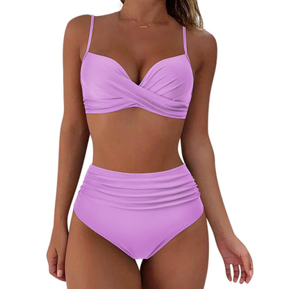 Set bikini push-up Cristina - Inspirație pentru talie înaltă