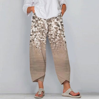 Pinterest-Inspired Floral Casual Pants by Cristina Gore