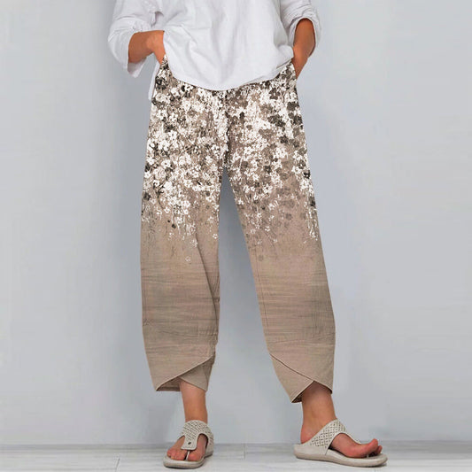 Pantaloni casual florali inspirați de Pinterest de Cristina Gore