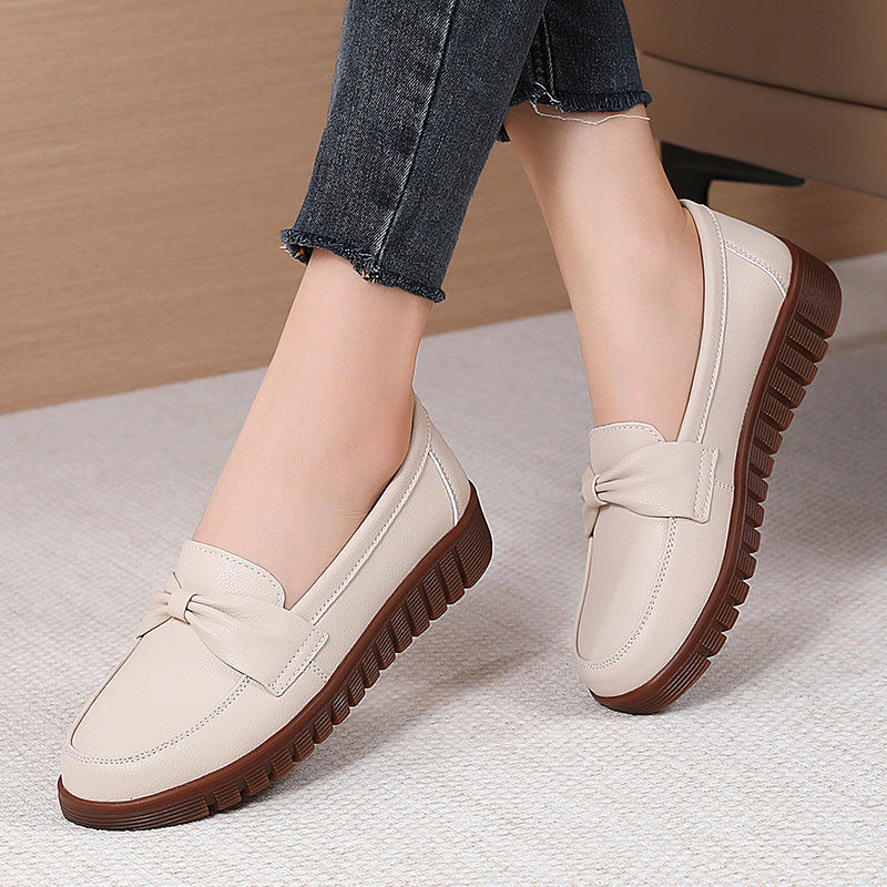 Mocasini din piele plată Elegant Comfort Cristina Gore