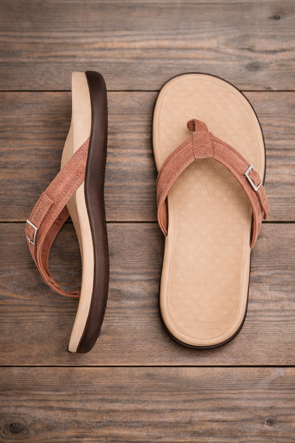 Șlapi de damă Cristina – Toc jos și ușor