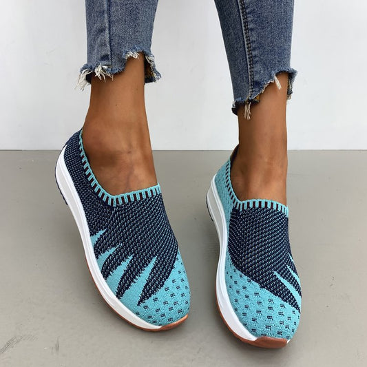 Pinterest-Inspired Cristina Gore Wedge Sneakers