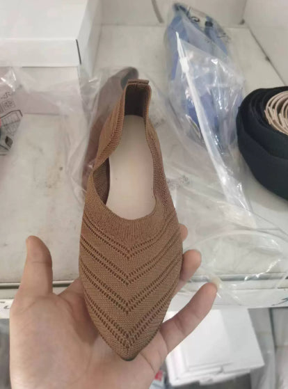 Balerini Cristina cu vârf pătrat - Confortabili și stil jos