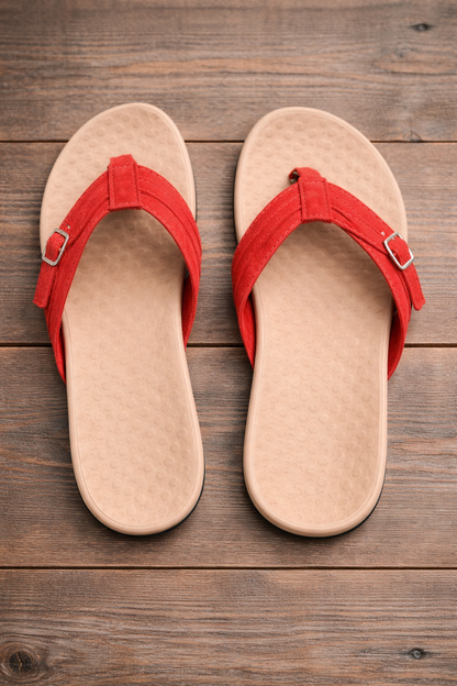 Șlapi de damă Cristina – Toc jos și ușor