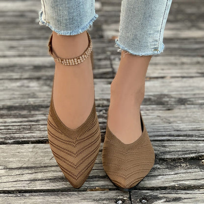 Balerini Cristina cu vârf pătrat - Confortabili și stil jos