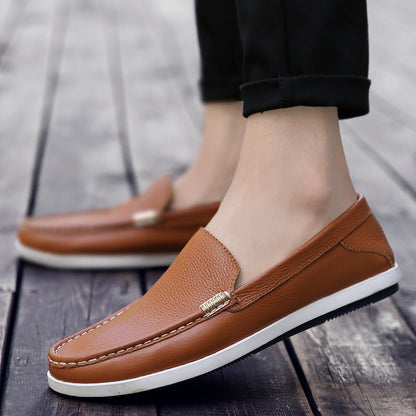 Breathable Leather Loafers Cristina Gore Men’s Shoes