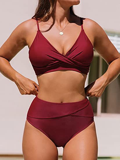 Set bikini elegant cu fundă de Cristina Gore