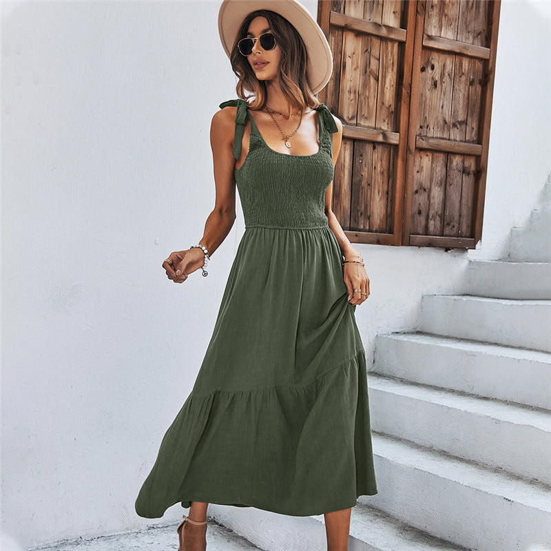 Rochie elegantă de vară, în linie A, de Cristina Gore