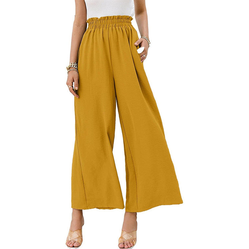 Pantaloni largi Cristina Gore inspirați de Pinterest
