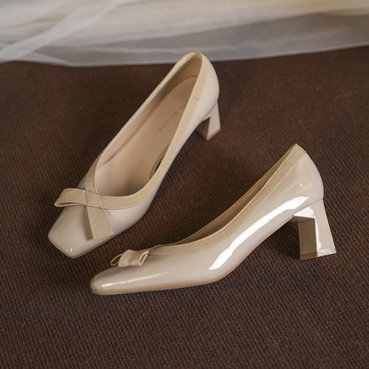 Elegant Chunky Heel Pumps Cristina Gore Heels
