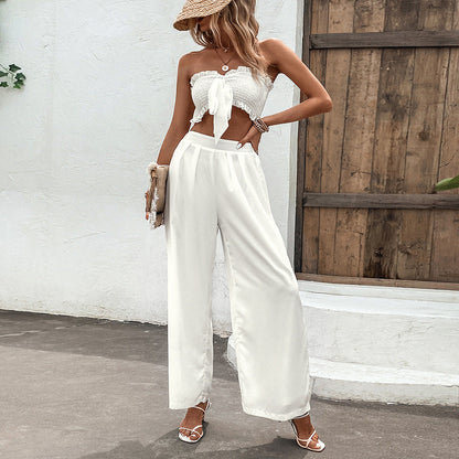 Set alb cu volane, inspirat de Pinterest, de Cristina Gore